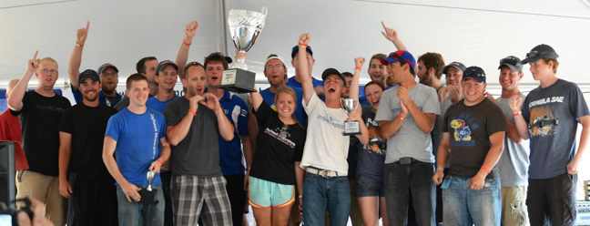 Champions: Jahawk Motorsports wins the 2012 SAE Formula Lincoln