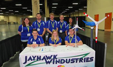 University of Kansas School of Engineering claimed second place in a national wind power competition