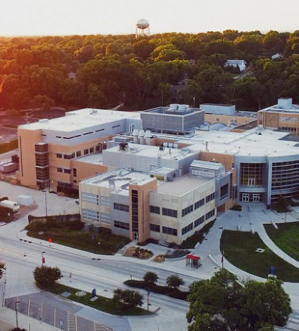 aerial view of engineering complex