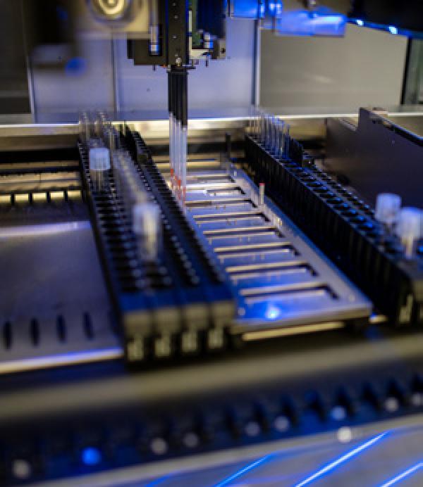 A machine for filling vials