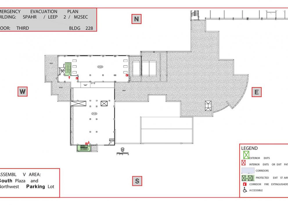 M2SEC Third Floor Map