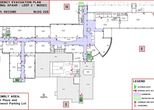 M2SEC Second Floor Map