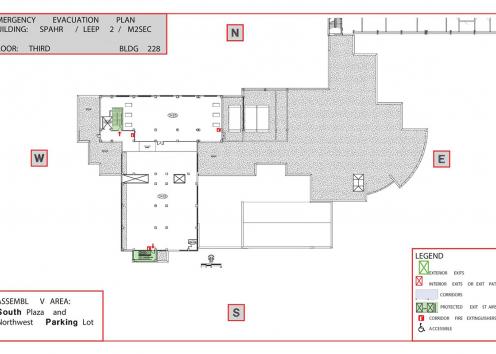 M2SEC Third Floor Map